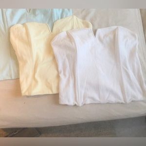 Bundle of 3 Porridge Clothing boned corset tops
